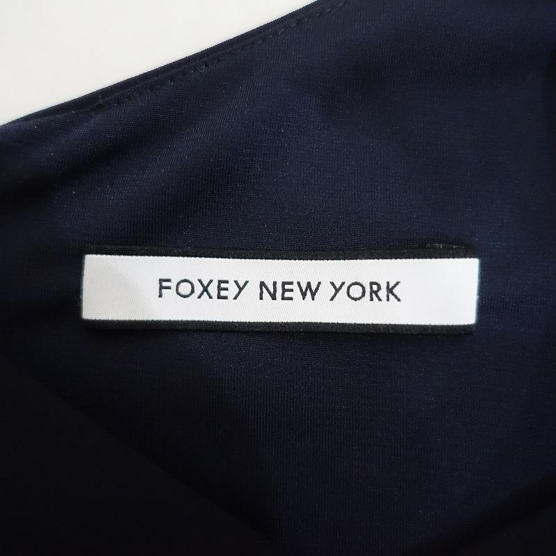 FOXEY NEW YORK //フォクシーニューヨーク *サイドリボン付きノースリ  