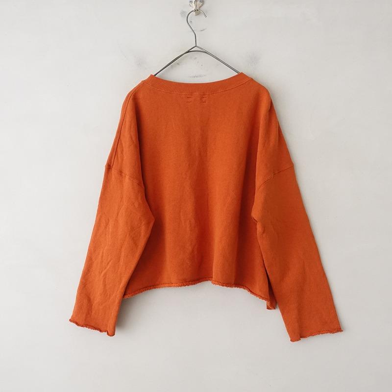 unfil //【定価1.4万】アンフィル unfil*cotton terry long sleeve top 