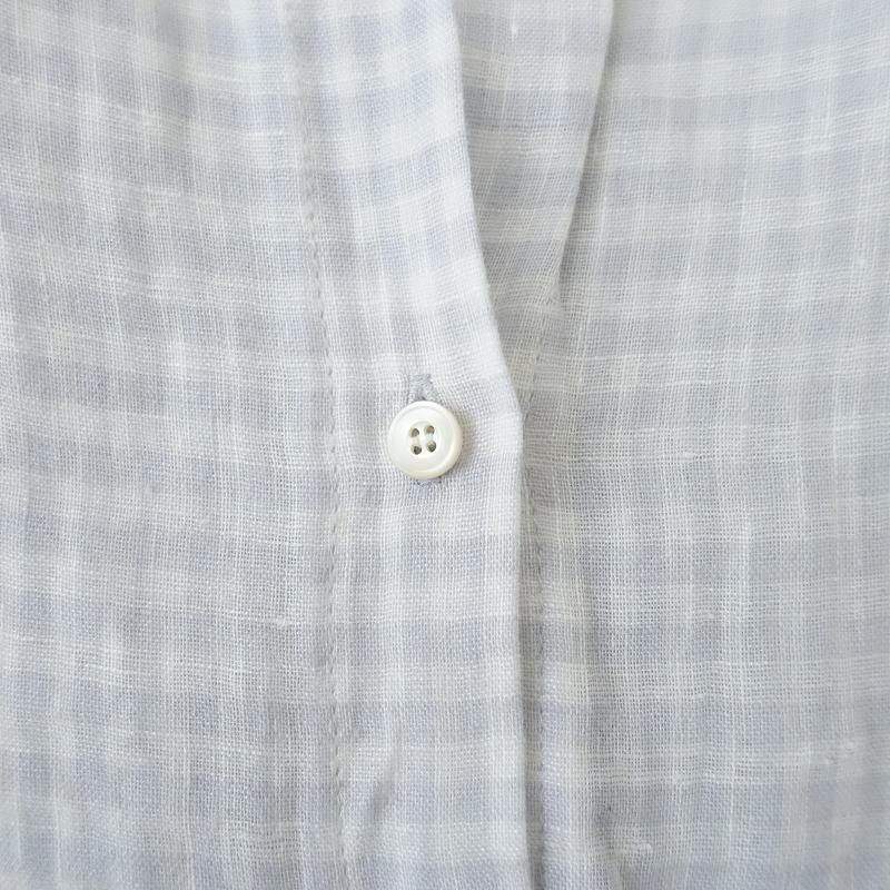 ネストローブ　リネンガーゼギンガムストール　ネイビー Checkered clothes ** | 京都店 | nest Robe Shop Blog | nest