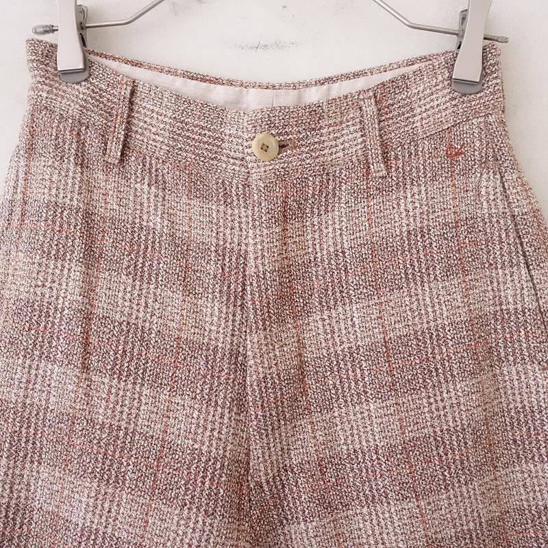 定価5.7万】45R フォーティファイブアール *杢杢ツイードのパンツ*1 