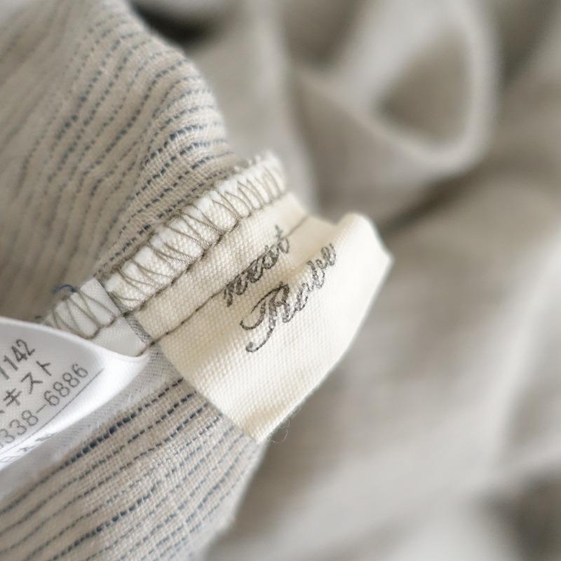 nest Robe（ネストローブ） *リネンピンストライプボートネック