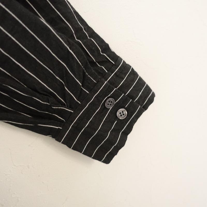 pas de calais 【定価3.1万】パドカレ *綿麻ワッシャーストライプ 