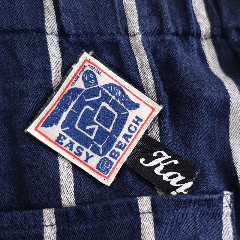 KAPITAL 【定価1.7万】キャピタル *リネンフィリーズストライプ 