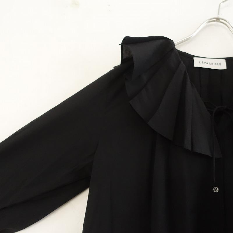 【美品】♡DEPAREILLE デパリエ ブラウス♡ とみの様専用】♡DEPAREILLE デパリエ フリルカラーブラウス（美