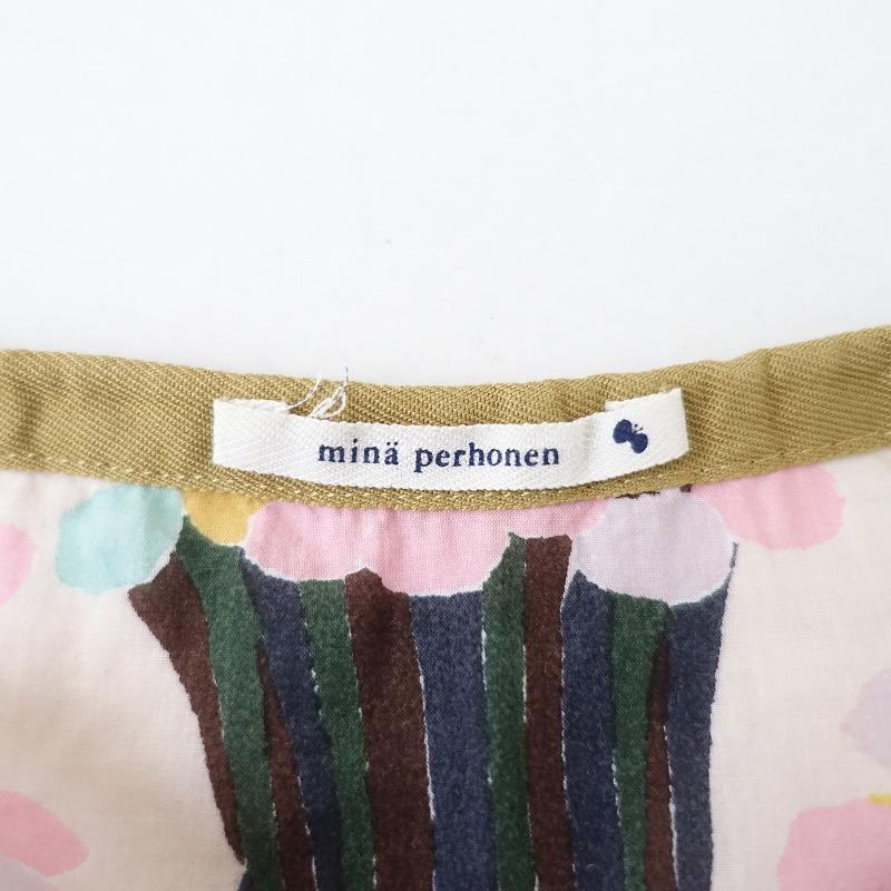 ミナペルホネン ワンピース merci 36サイズ mina perhonen mina perhonen（ミナペルホネン） *merciドロストネックワンピース*36