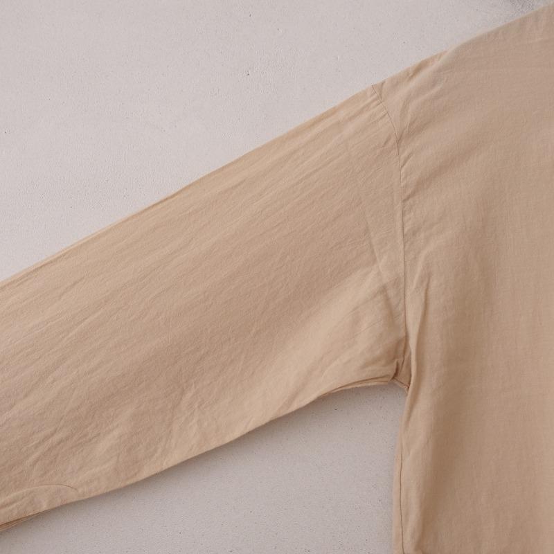 yoli simple blouse シンプルブラウス　ベージュ 定価1.4万】ヨリ Yoli *SIMPLE BLOUSE*Fコットン布帛ベージュ