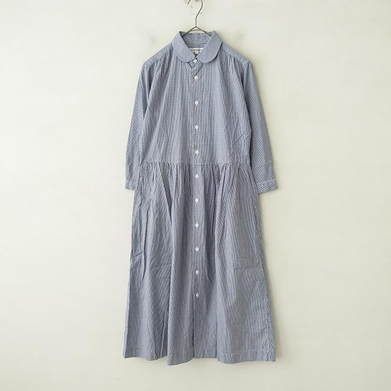 MORIKAGE SHIRT モリカゲシャツ KYOTO*ドビーチェック丸襟シャツ MORIKAGE SHIRT モリカゲシャツ KYOTO*ドビーチェック丸襟シャツ
