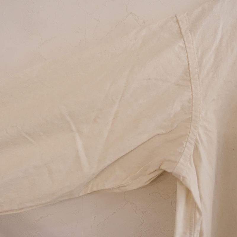 OUTIL ウティー *ROBE MINOT後染めピンタックワンピース*1ヘンプ綿