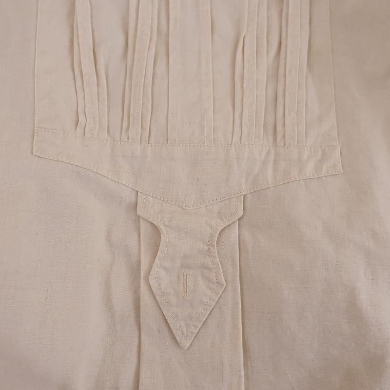 OUTIL ウティー *ROBE MINOT後染めピンタックワンピース*1ヘンプ綿