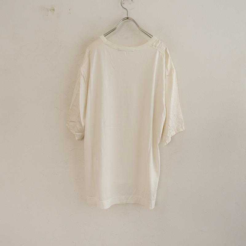 ペレック pelleq *シルク布帛×コットン天竺 切替えスリットプル 