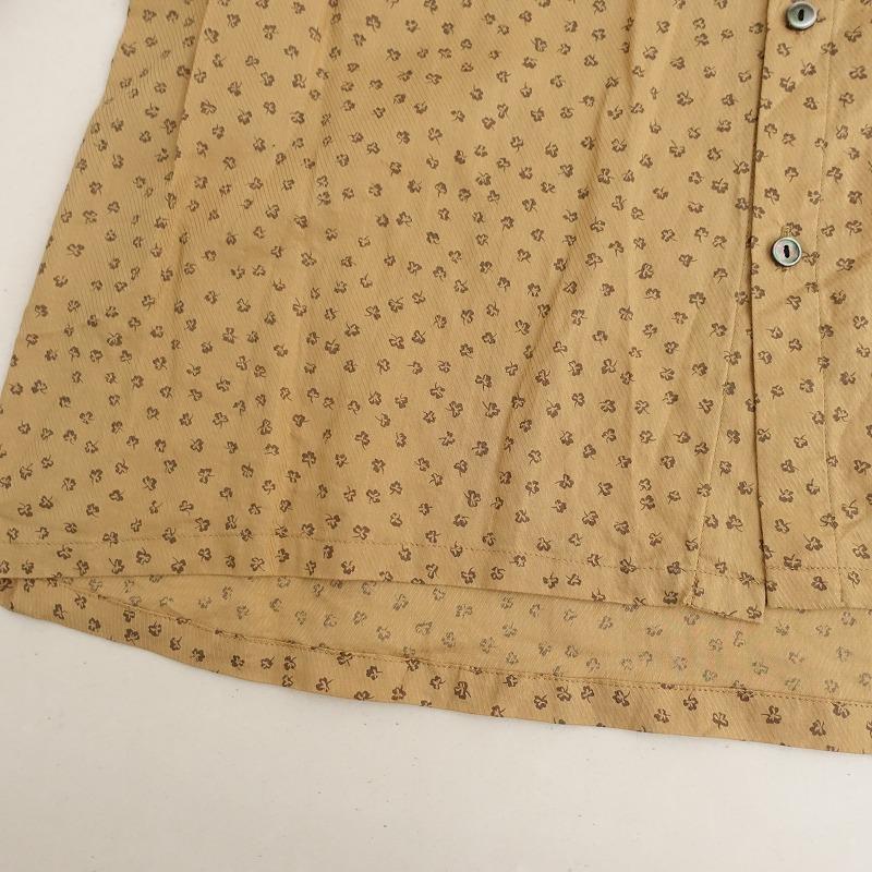 【極美品】Vlas blomme　セーラーケープブラウス　2023　ブラウン Vlas Blomme（ヴラスブラム） 【定価3万】ヴラスブラム *Light Cotton