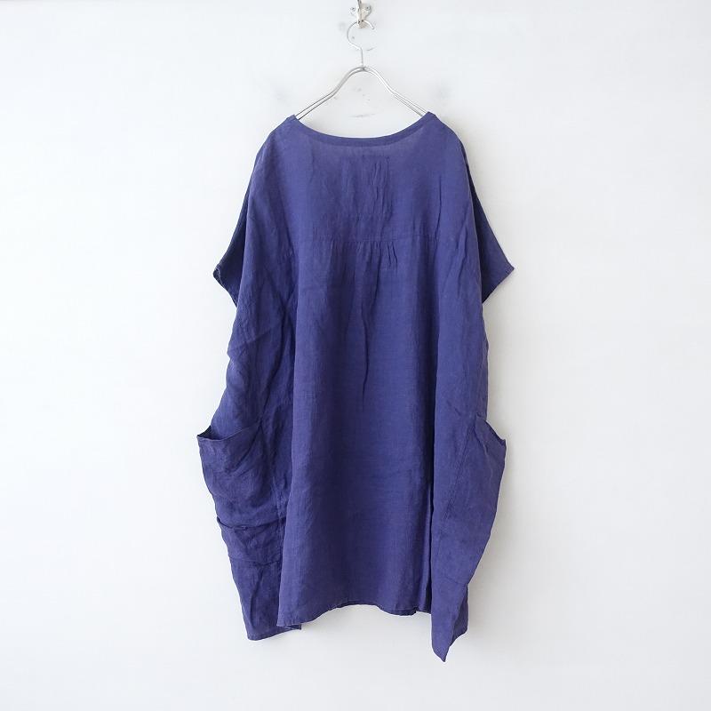 cheer リネンチュニック パープルグレー cheer リネンチュニック