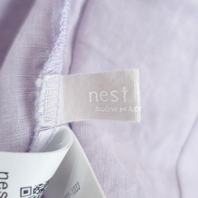 nest Robe 【2023/定価2.8万】ネストローブ UpcycleLino *カラミ nest Robe 【2023/定価2.8万】ネストローブ UpcycleLino *カラミ