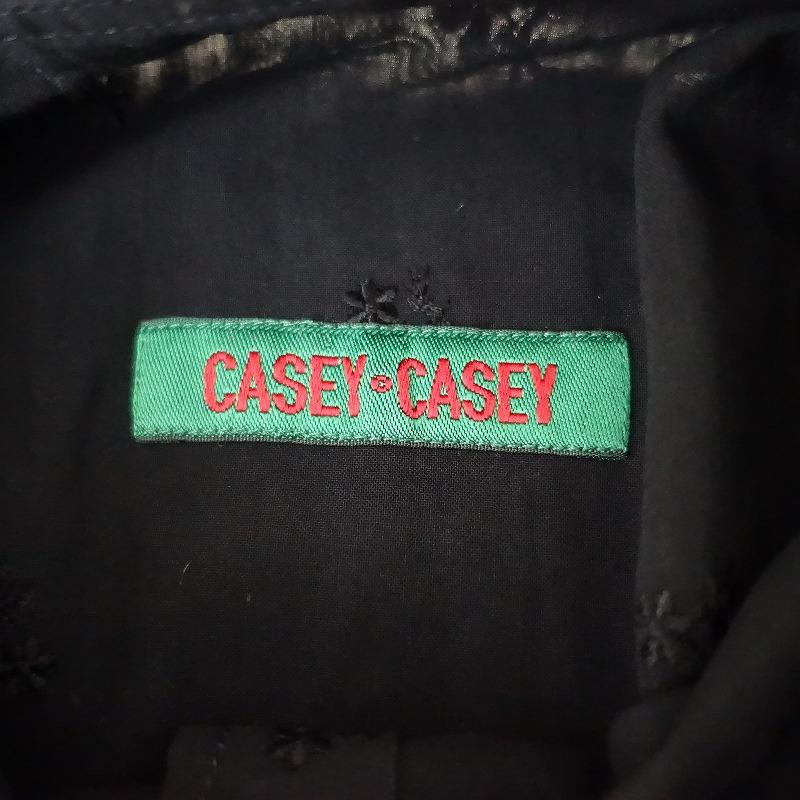 CASEY 【定価5.5万】ケイシー ケイシー *フラワー刺しゅうシアー CASEY 【定価5.5万】ケイシー ケイシー *フラワー刺しゅうシアー