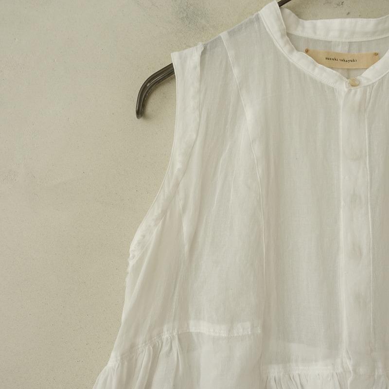 suzuki takayuki（スズキタカユキ） *sleeveless blouse*1コットン 