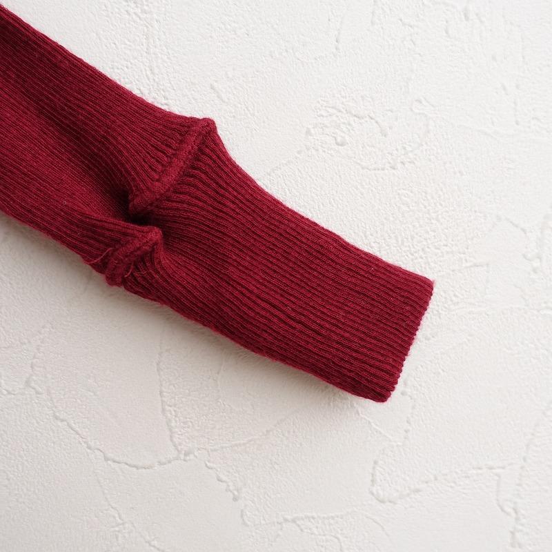 HAKUJI（ハクジ） 【定価1.7万】ハクジ HAKUJI*WOOL rib L/S PO