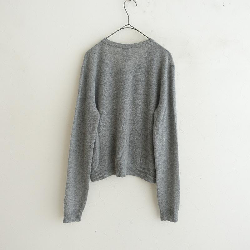 プライベート0204 private 0204 *カシミヤクルーネックニット*2グレー