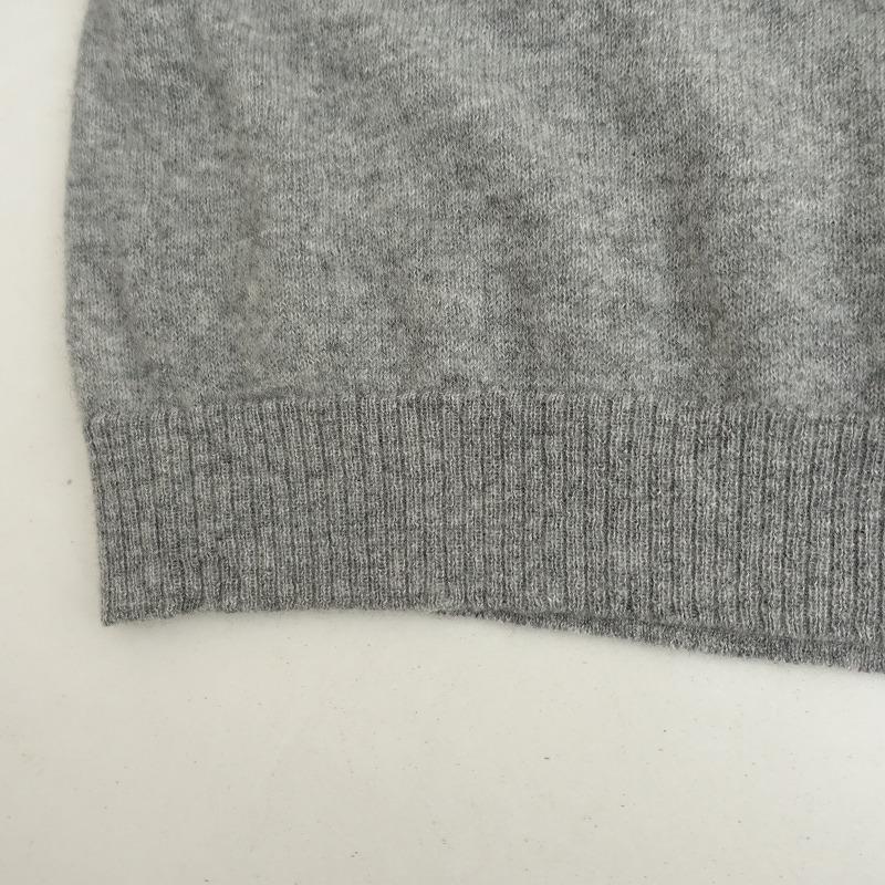 プライベート0204 private 0204 *カシミヤクルーネックニット*2グレー