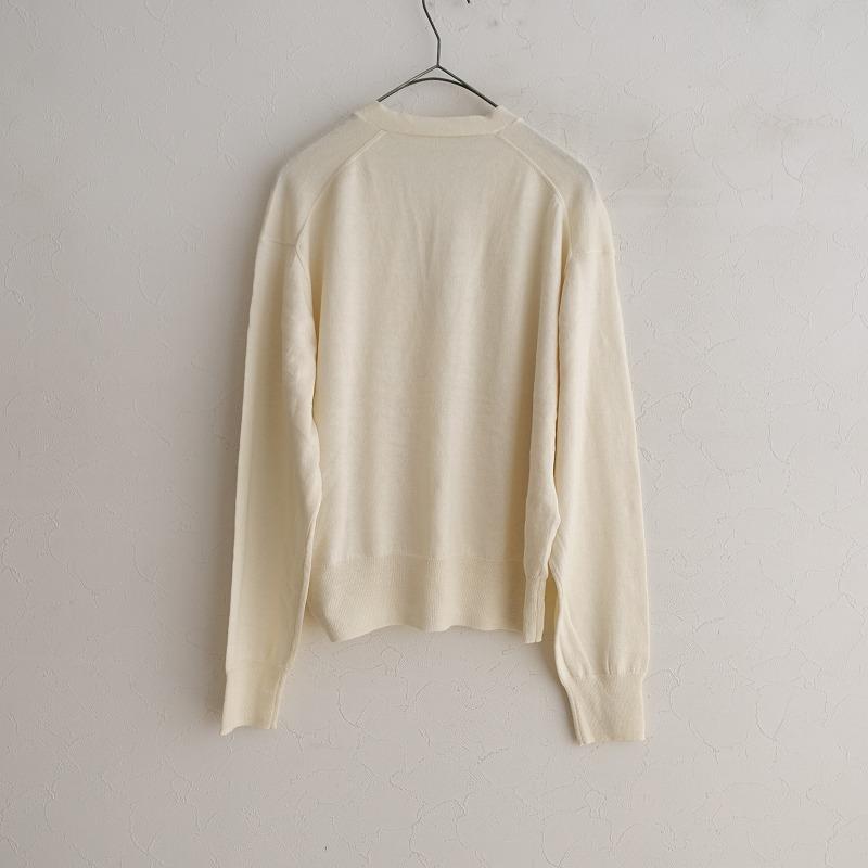 美品ジャーナルスタンダードラックス長袖丸襟ワイドシャツくるみ