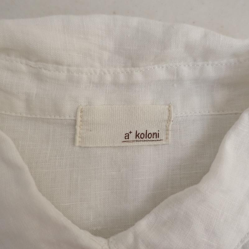 a+koloni アラクリティーコロニー *リネンフレアシャツワンピース*F 