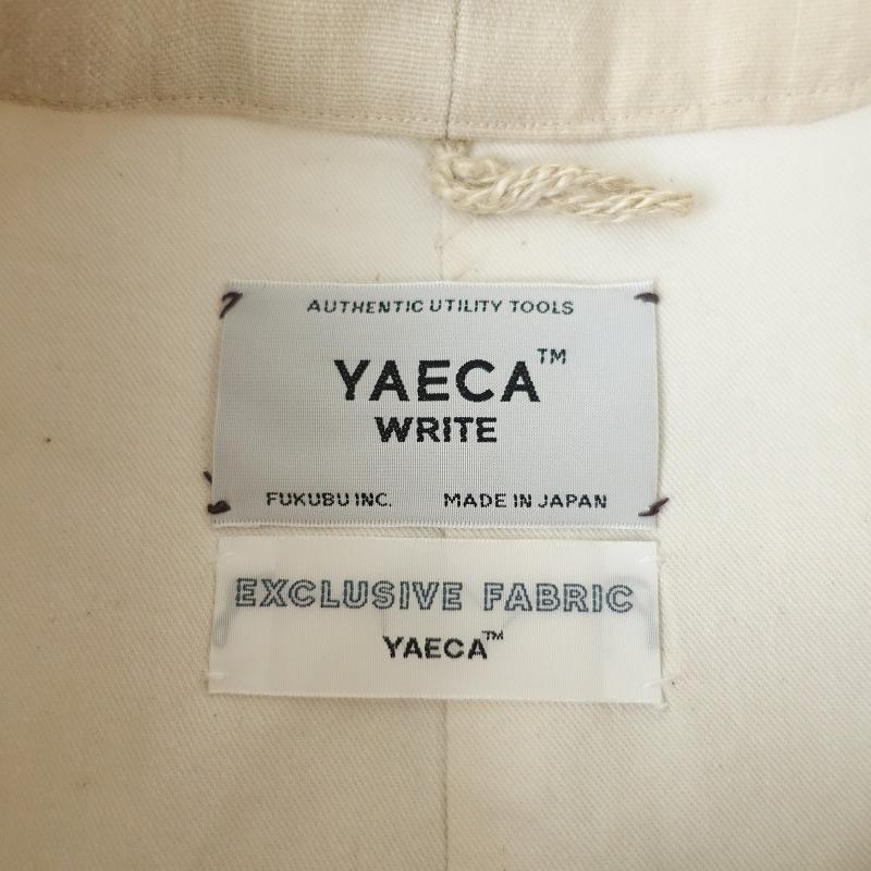 YAECA（ヤエカ） ヤエカライト YAECA WRITE *Vネックウールリネン布帛