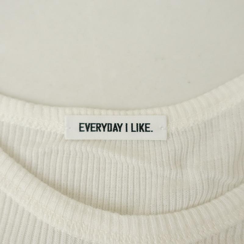 2023/定価1.8万】エヴリディアイライク *テレコロングスリーブプル  