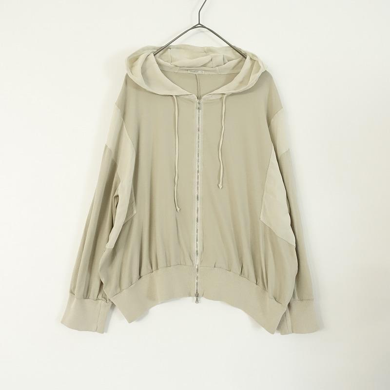 トランジット TRANSIT *Jersey Hoodie ダブルジップアップパーカー*2 