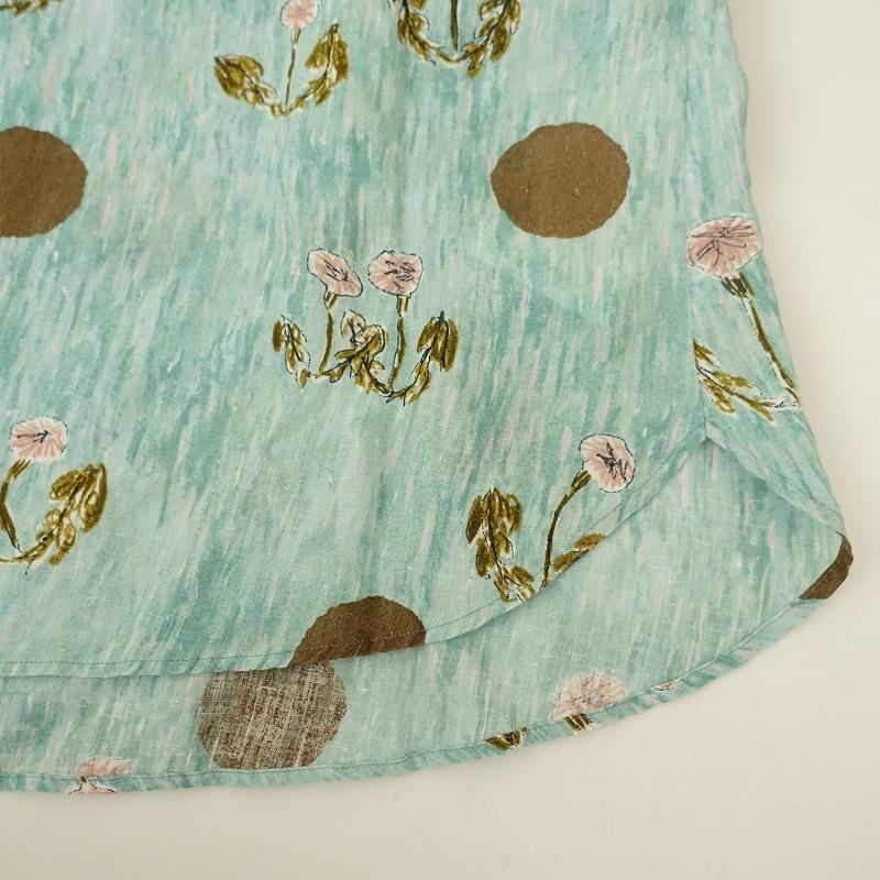 ミナペルホネン ダンデライオン リネンワンピース mina perhonen ミナペルホネン *dandelionリネンプリント