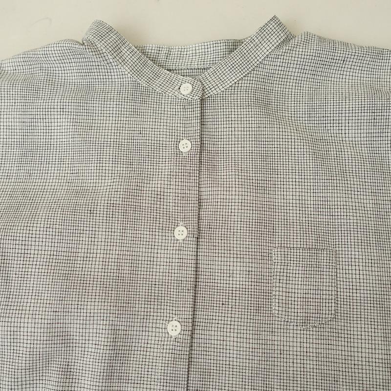 定価1.4万】TANDEY 休日と詩 *ウェイクアップシャツ*コットンリネン