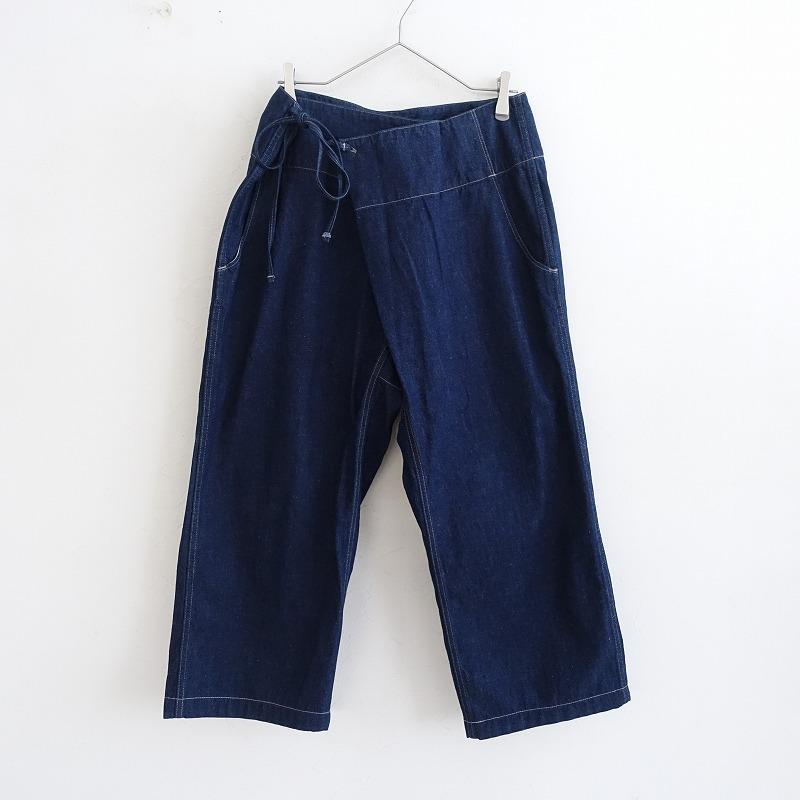定価3.1万】キタン quitan *DENIM INDIGO NAVAL THAI PANTSタイパンツ 