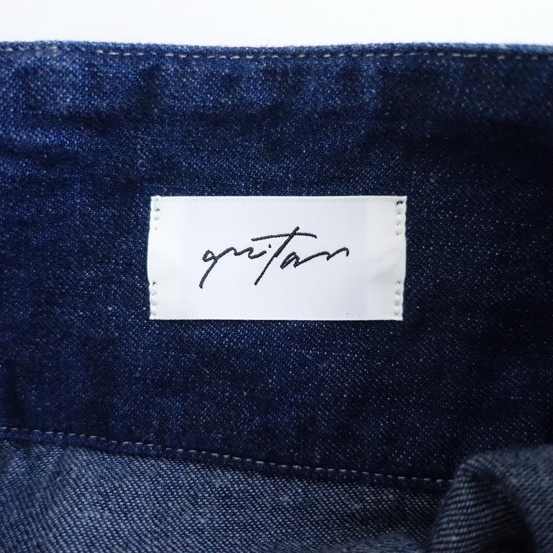 定価3.1万】キタン quitan *DENIM INDIGO NAVAL THAI PANTSタイパンツ 