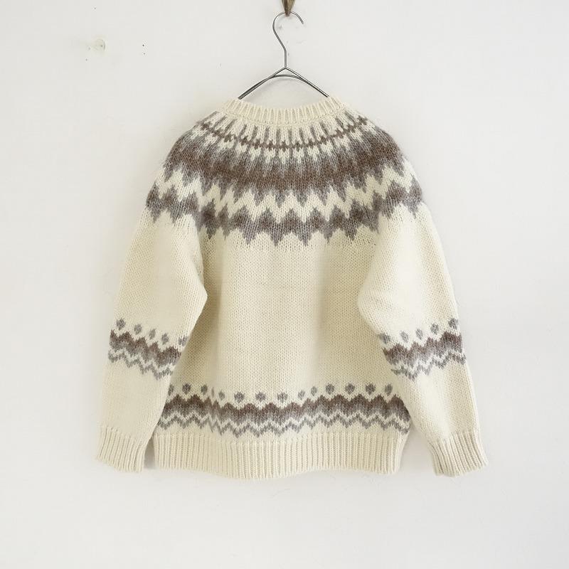 BATONER 【定価3万】バトナー *ウールノルディッククルーネック 