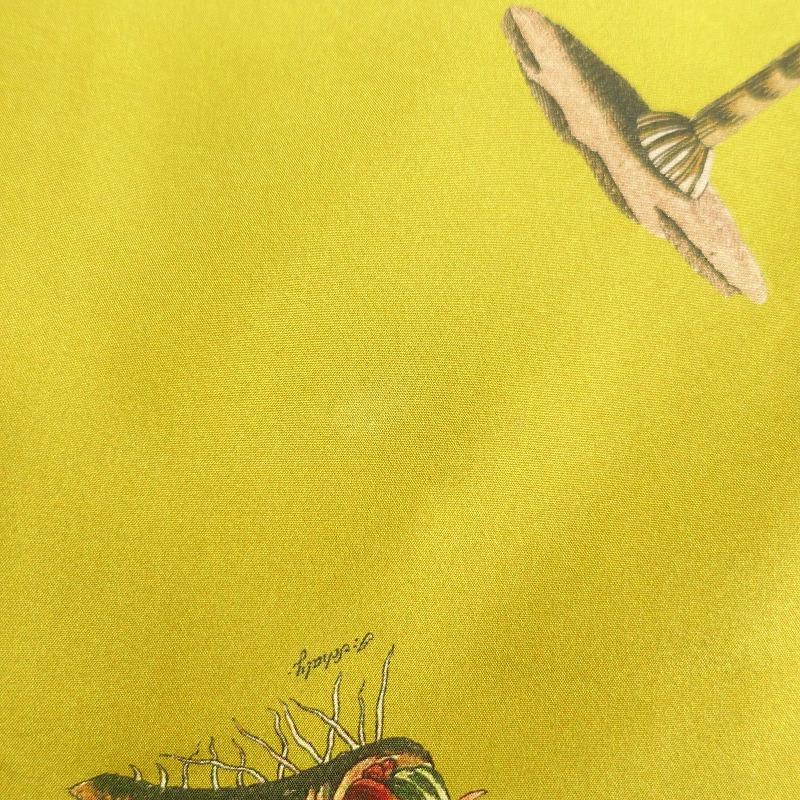 希少　CABaN キャバン　ボタニカル　パンツ　XS 定価4.7万】キャバン Caban *シルクボタニカルプリントワイド