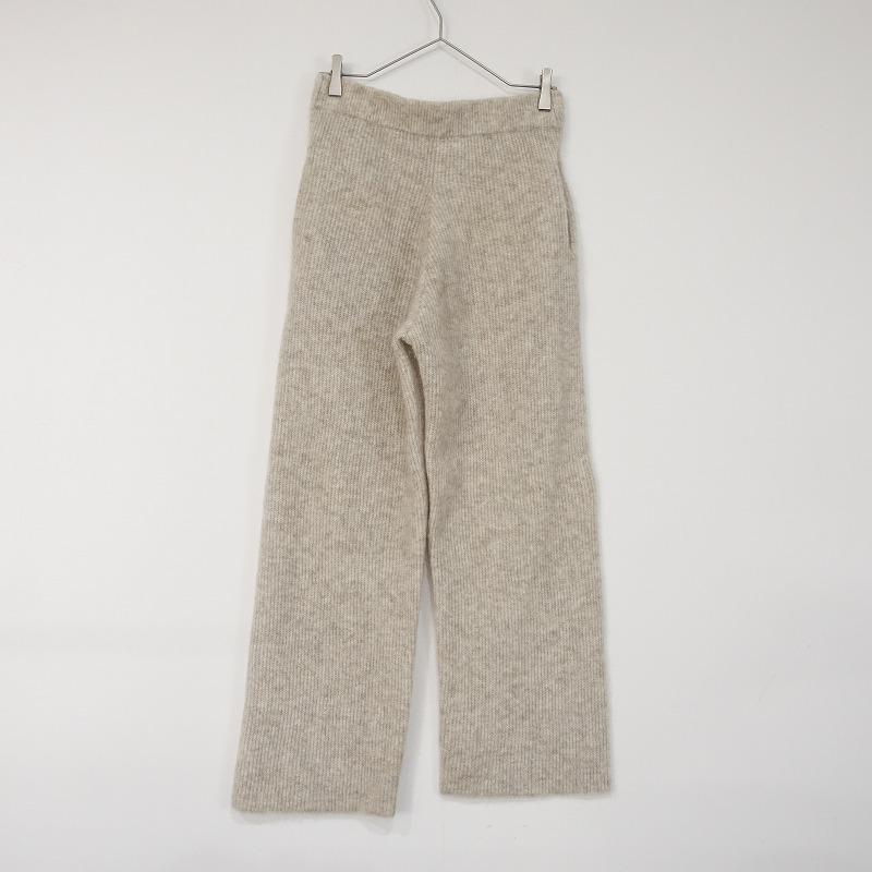 KiiRA 【美品/定価2.5万】キーラ kiira *モヘヤニットパンツ*Fベージュ  
