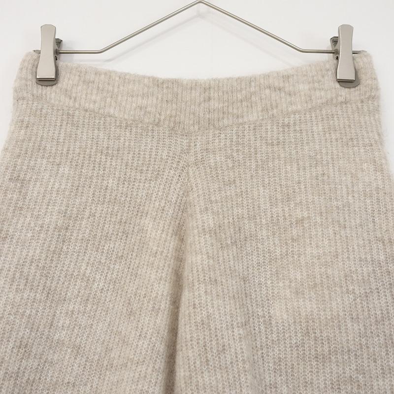 KiiRA 【美品/定価2.5万】キーラ kiira *モヘヤニットパンツ*Fベージュ 