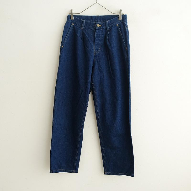 nest Robe（ネストローブ） *コットンリネンデニムテーパードパンツ*F