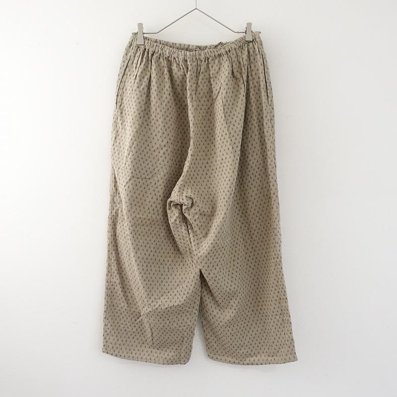 新品・未使用 ババグーリ　Babaghuri ワイドパンツ Babaghuri 【未使用/2024/定価5万】ババグーリ Babaghuri*ダブルガーゼ