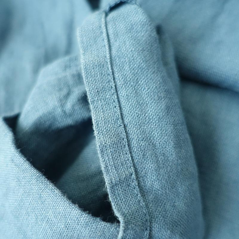 フォグリネンワーク fog linen work *リネンバンドカラーシャツ