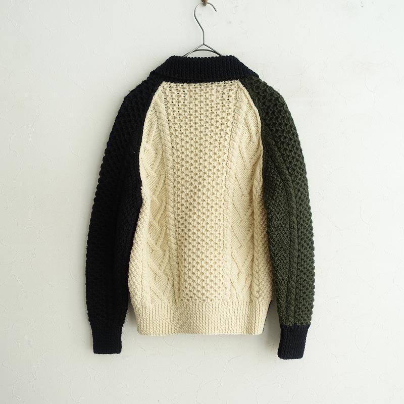 INVERALLAN（インバーアラン） *マルチカラーウールハンドニット3A