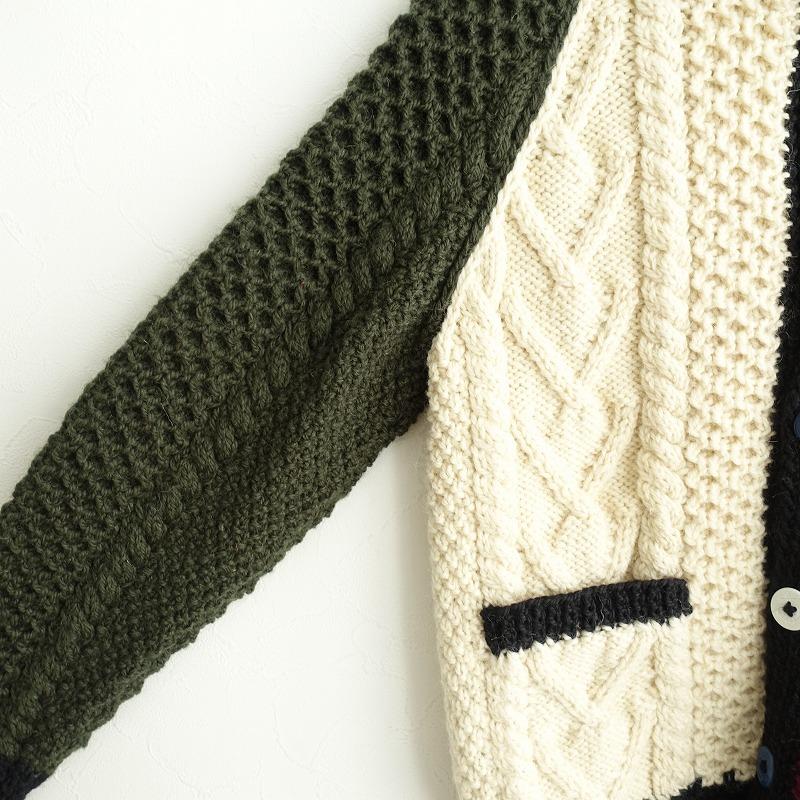 INVERALLAN（インバーアラン） *マルチカラーウールハンドニット3A