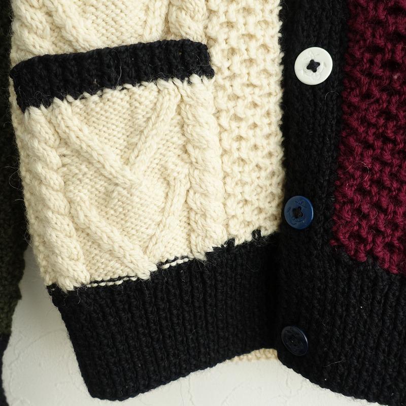 INVERALLAN（インバーアラン） *マルチカラーウールハンドニット3A