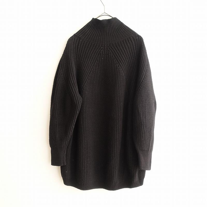 BATONER（バトナー） *タートルネックウールシグネチャーニットプル 
