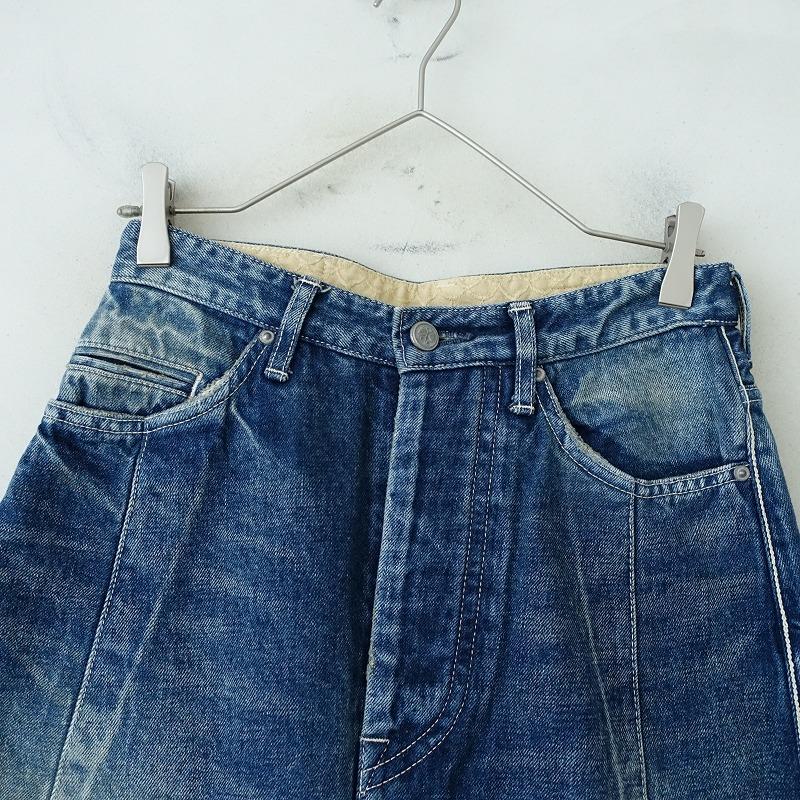 ミナペルホネン always 34 ボーイフレンドデニム テーパード インディゴ mina perhonen（ミナペルホネン） 【定価4.0万】ミナペルホネン