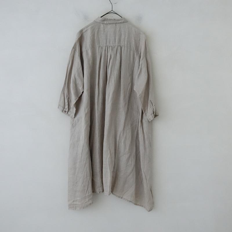 a+koloni アラクリティーコロニー *リネンフレアチュニックシャツ*F