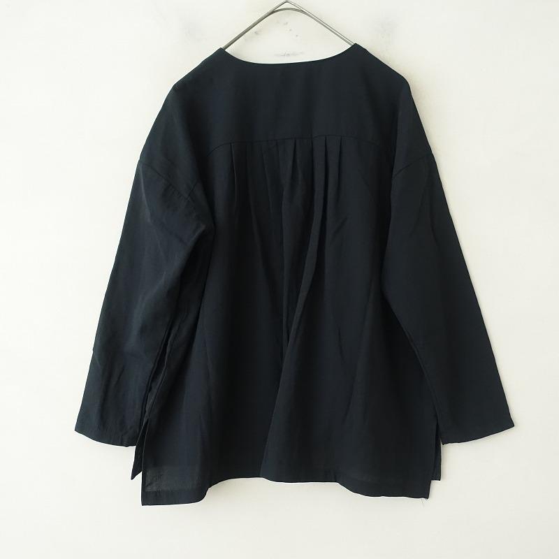 evam eva 【2024/定価3万】エヴァムエヴァ *tuck shirt*M