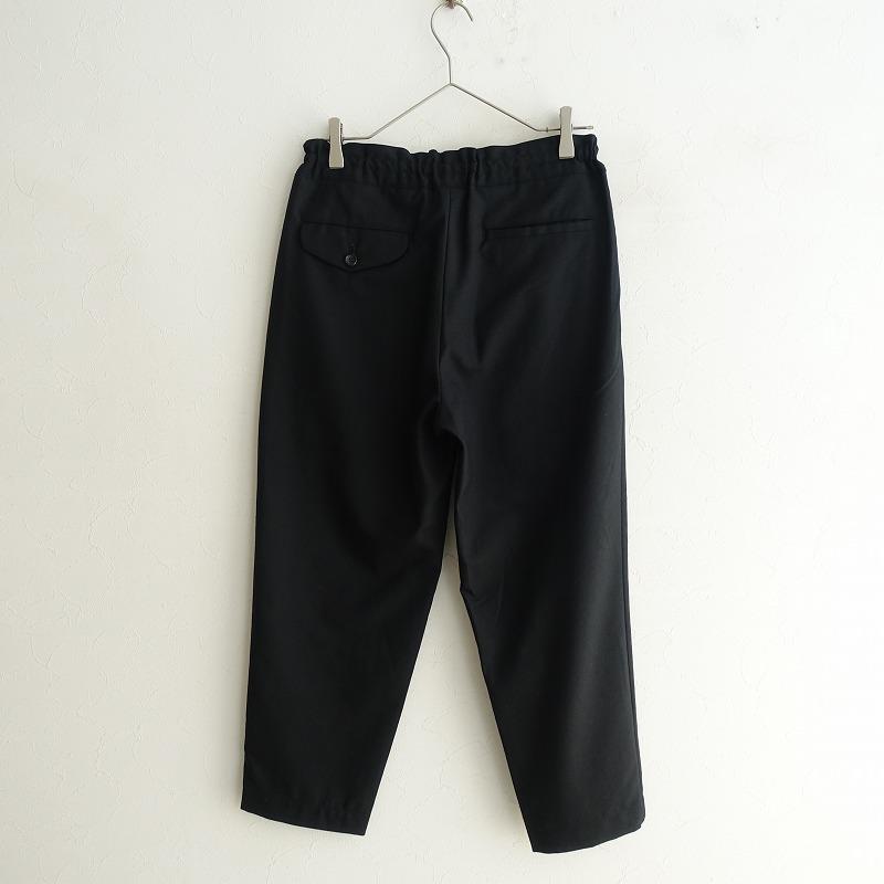 COMME des GARCONS ブラック スラックス テーパードパンツ COMME des GARCONS HOMME DEUX コムデギャルソンオムドゥ