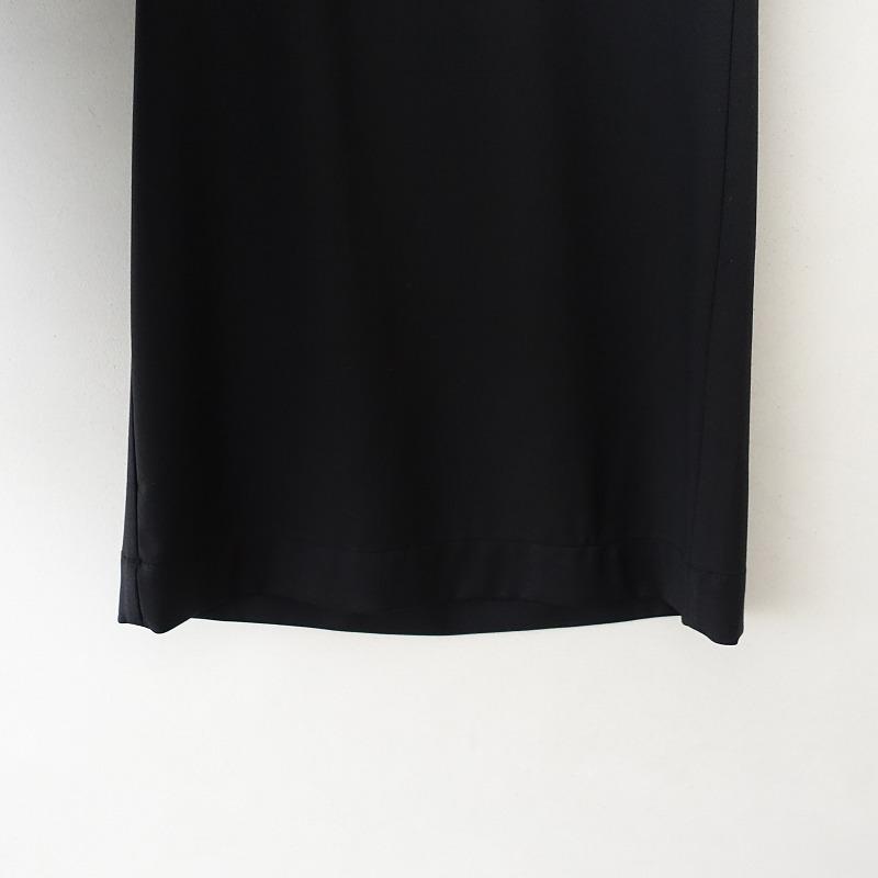 美品】ロエベ LOEWE *ウールクロップドトラウザーズ*Sブラックゴムプル