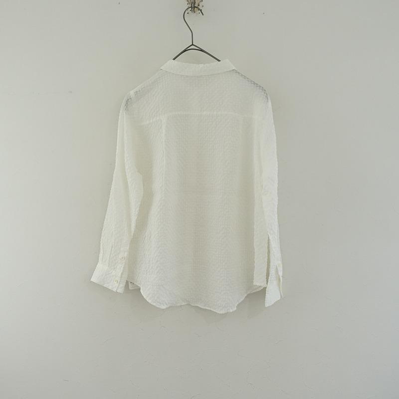 美品/定価2.5万】日々 小森縫製 *リネンコットンサッカーギンガム織り