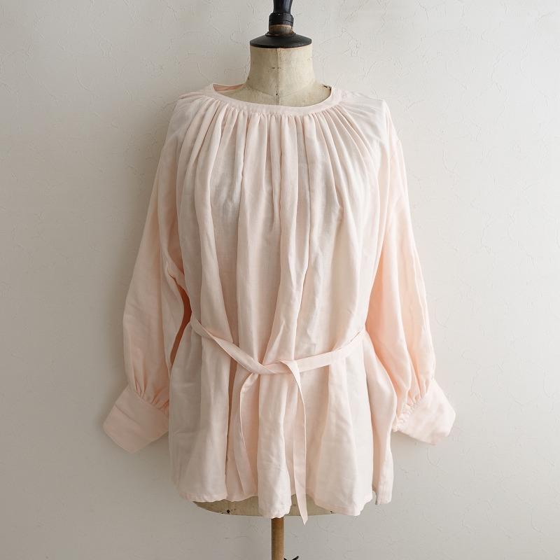 未使用/定価2.7万】マダマダ MADDER *AURORA TUNIC*ピンクダブルガーゼ 