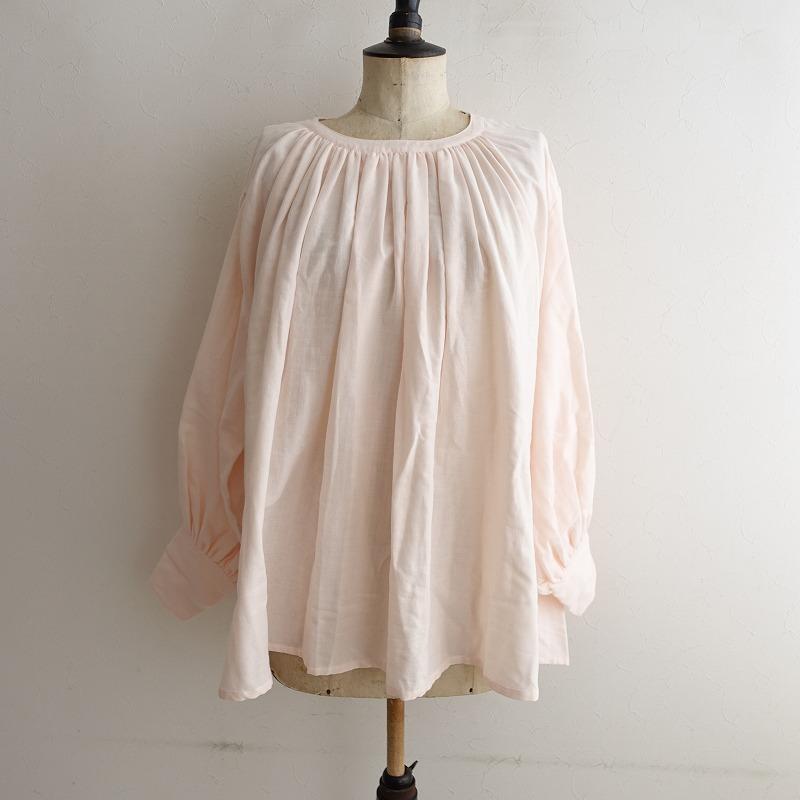 未使用/定価2.7万】マダマダ MADDER *AURORA TUNIC*ピンクダブルガーゼ 